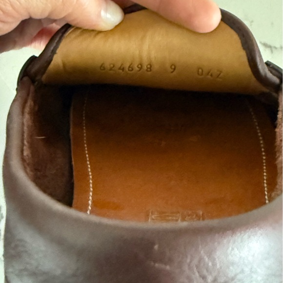 Gucci Ayrton Leather & Web Driver Loafers - Men's Size 9 - Cocoa Brown - Picture 3 of 5